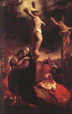 Eugene Delacroix Christ on the Cross (mk10) France oil painting art